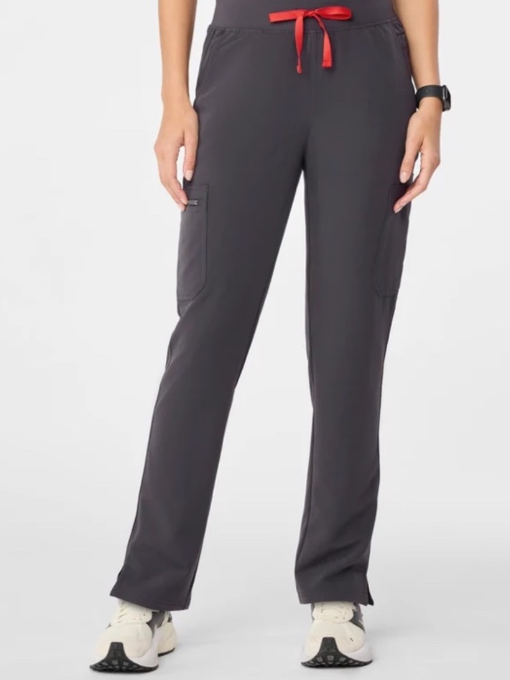 Figs Women's Yola High Waisted in Charcoal